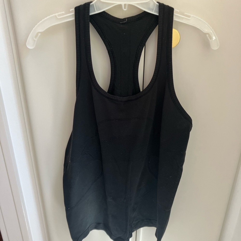 Lululemon Swiftly Black Racerback Tank Top